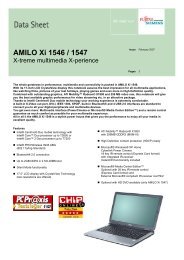 AMILO Xi 1546 / 1547 - ru.fujitsu.com