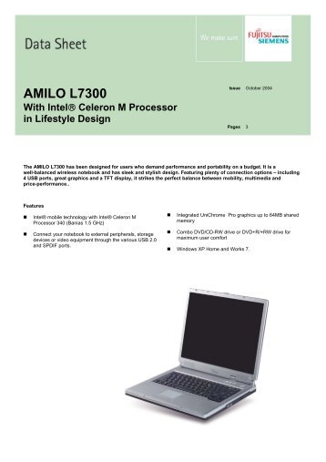 AMILO L7300 With Intel - Fujitsu UK