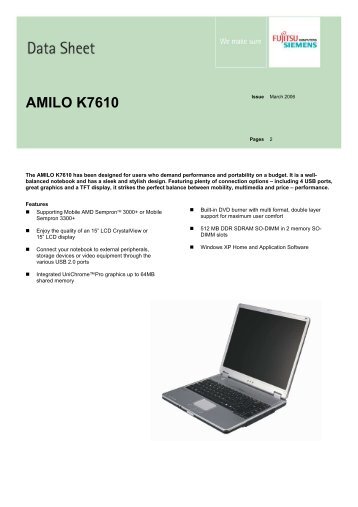 AMILO K7610 - ru.fujitsu.com