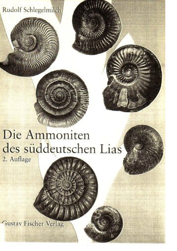 Schlegelmich,1976 Ammoniten des suddeutschen Lias