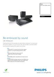 HTS6515/12 Philips DVD home theater system