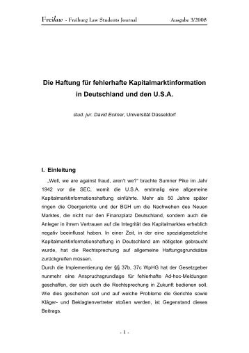 Haftung K.. - Freilaw – Freiburg Law Students Journal