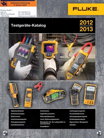 Fluke Umweltmesstechnik + Kalibratoren 2012 - Industrievertretung ...