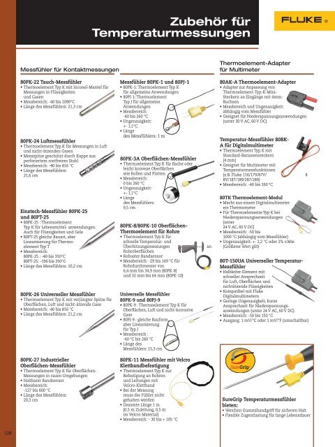 Fluke Umweltmesstechnik + Kalibratoren 2012 - Industrievertretung ...