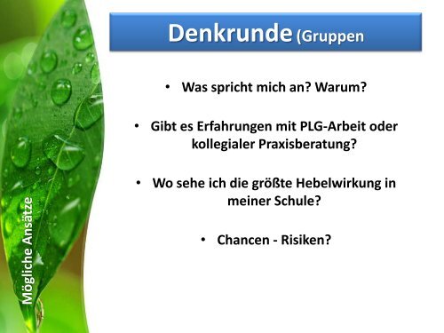 Lernende Schule? Mögliche Konsequenzen - NMSvernetzung