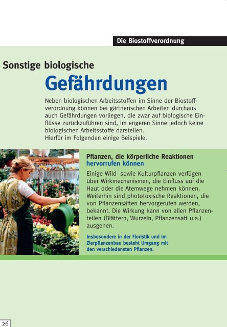 Die Biostoffverordnung - GBG 17.1 - LSV