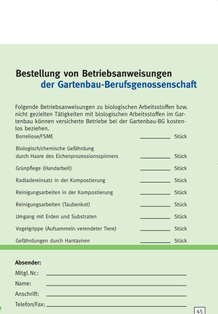 Die Biostoffverordnung - GBG 17.1 - LSV