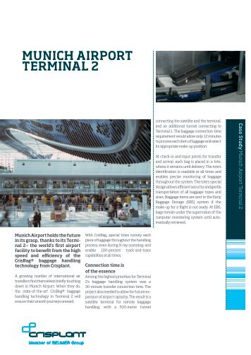 Crisplant Munich Airport Terminal 2 Case Study (PDF - Beumer.com