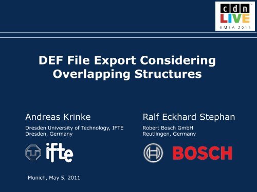 DEF File Export Considering Overlapping Structures