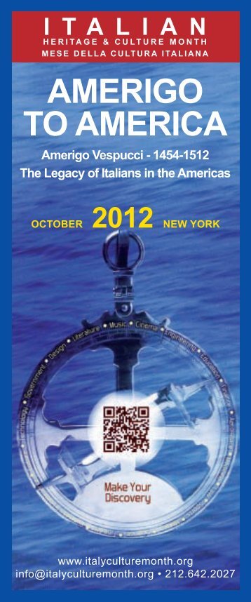 get the 2012 complete program of events - Italy Culture Month