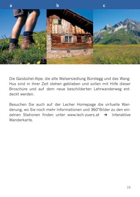 themenwanderungen in lech am arlberg - Tiscover