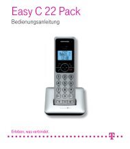 Easy C 22 Pack - Hilfe & Service - Telekom