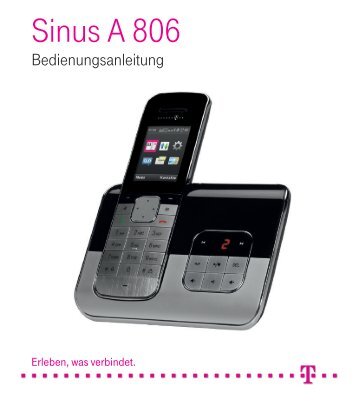 Bedienungsanleitung Sinus A 806 PC. Stand 08/2012