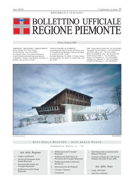 fare riferimento al file PDF - Regione Piemonte