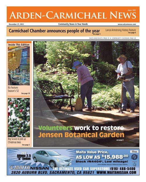 December 27, 2012 edition - Valley Community Newspapers, Inc.