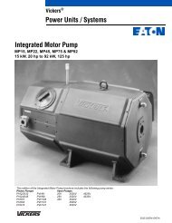Power Units / Systems Integrated Motor Pump
