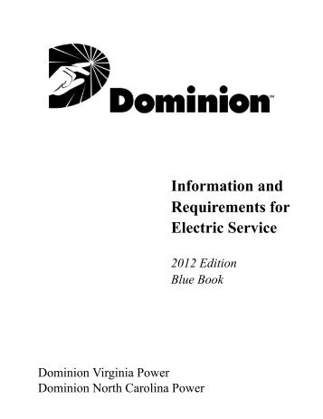 2012 Blue Book.book - Dominion