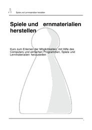 Spiele und /ernmaterialien herstellen - Imedias