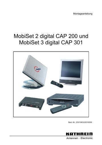 9362474a, Montageanleitung MobiSet 2 digital ... - Caravan-Krokor