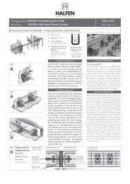 Montageanleitung HALFEN Schubdornsystem HSD HSD- 4/07 ...