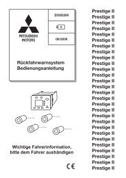 Z0282280 - Bedien und Montageanleitung Rückfahrwarner Prestige II