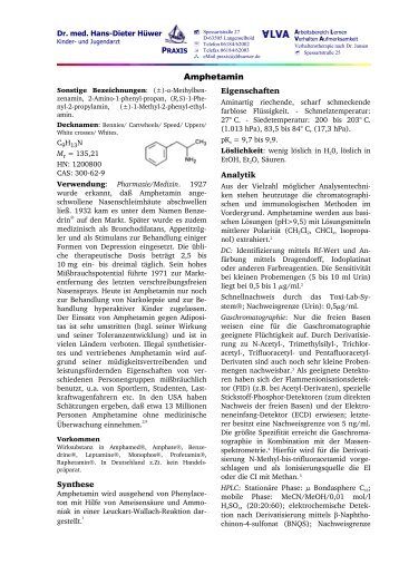 Amphetamin - Dr. Hüwer