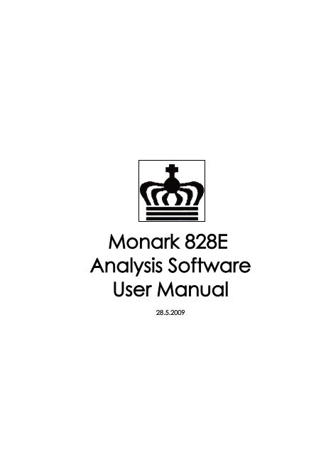 Monark 828E Analysis Software User Manual - HUR|Labs