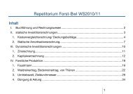 Repetitorium Forst-Bwl WS2010/11 - FWL - TUM