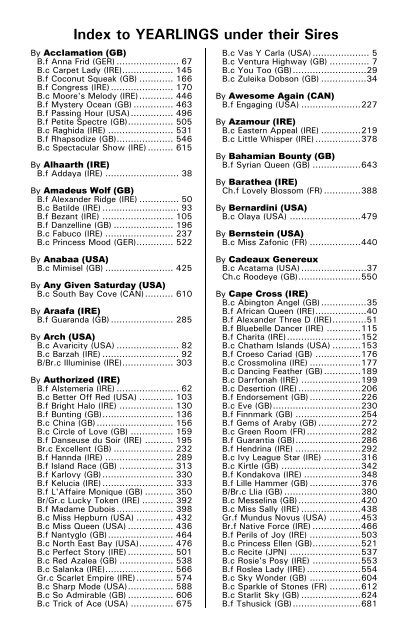 Tattersalls October Yearling Sale Book 1