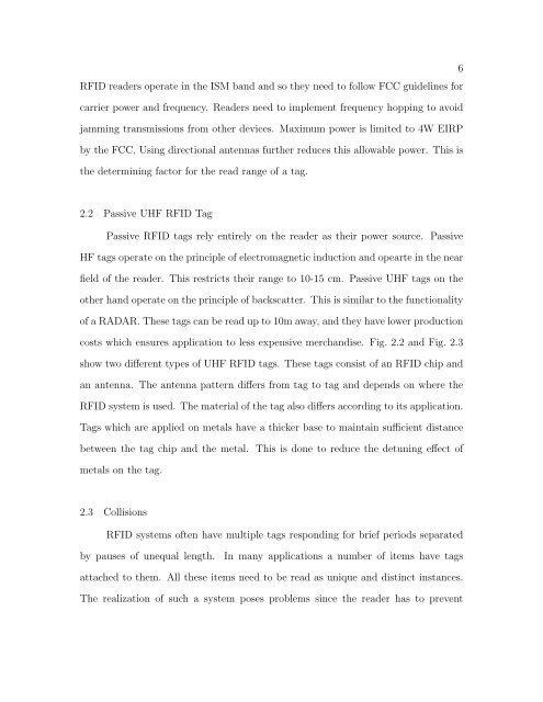 utilizing physical layer information to improve rfid tag