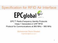 Specification for RFID Air Interface