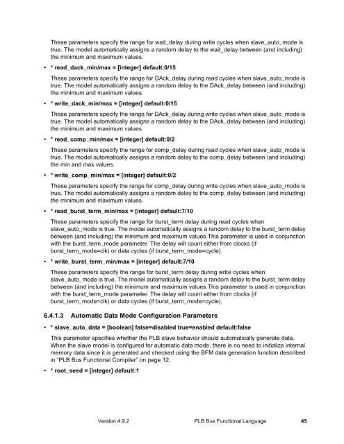 Processor Local Bus Functional Model Toolkit User's Manual