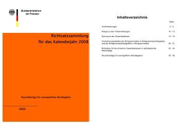 Richtsatzsammlung 2008