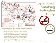 Map & Information - Aquinas College