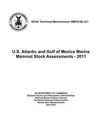 U.S. Atlantic and Gulf of Mexico Marine Mammal ... - Index of - NOAA