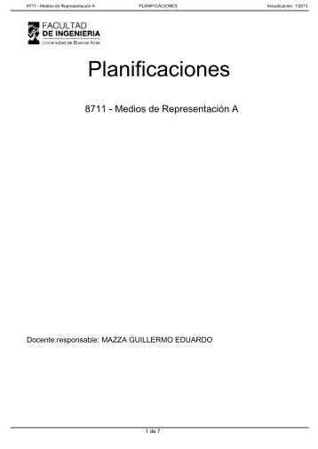 Planificaciones FIUBA