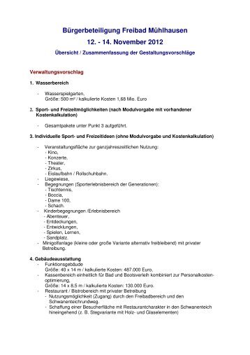 finden Sie die Inhalte der Vorschläge (*.pdf - Mühlhausen