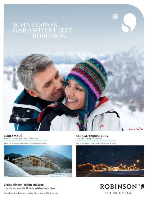TUI - Premium: Naheliegend - Winter 2011/2012 - Letenky.sk