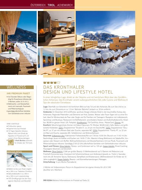 TUI - Premium: Naheliegend - Winter 2011/2012 - Letenky.sk