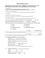 PPPT Enrollment Form - USAG Grafenwoehr