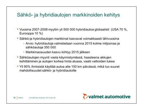 Fisker Karma ja sähköautojen teknologiat - EIS