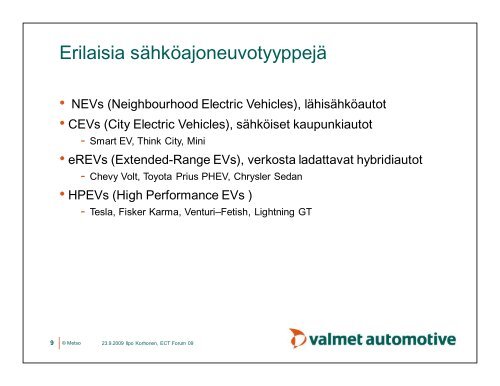 Fisker Karma ja sähköautojen teknologiat - EIS