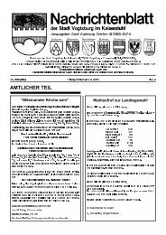 Nr. 12 vom 24. März 2006 - Vogtsburg im Kaiserstuhl