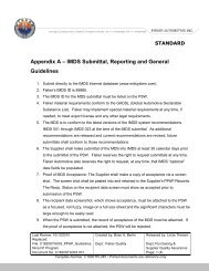 IMDS Submittal, Reporting and General Guidelines - the ...