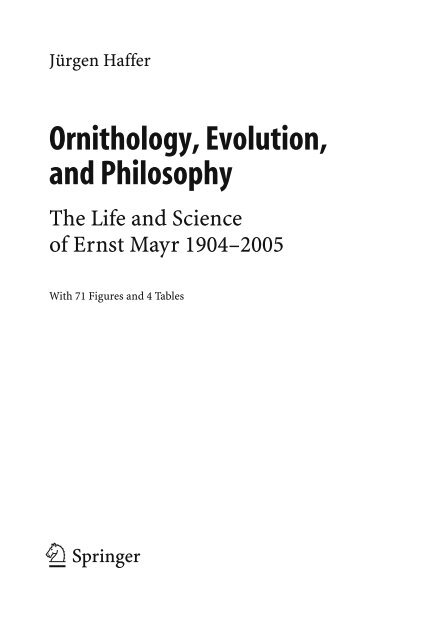 Ornithology Evolution And Philosophy 123