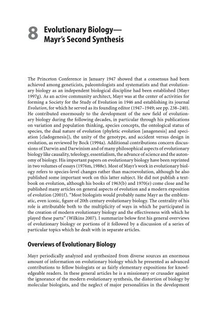 Ornithology, Evolution, and Philosophy 123