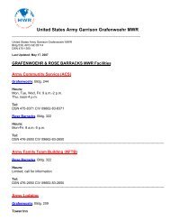 United States Army Garrison Grafenwoehr MWR