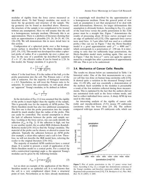 Atomic Force Microscopy in Cancer Cell Research - Clarkson ...