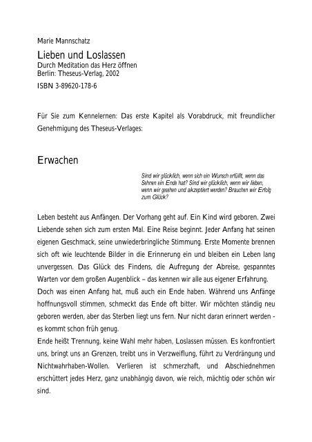Leseprobe (PDF-Download) - Marie Mannschatz