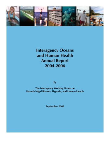 Interagency Oceans and Human Health Annual ... - Index of - NOAA